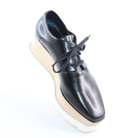 Stella McCartney Black Platform Shoes - Picture 1 of 11